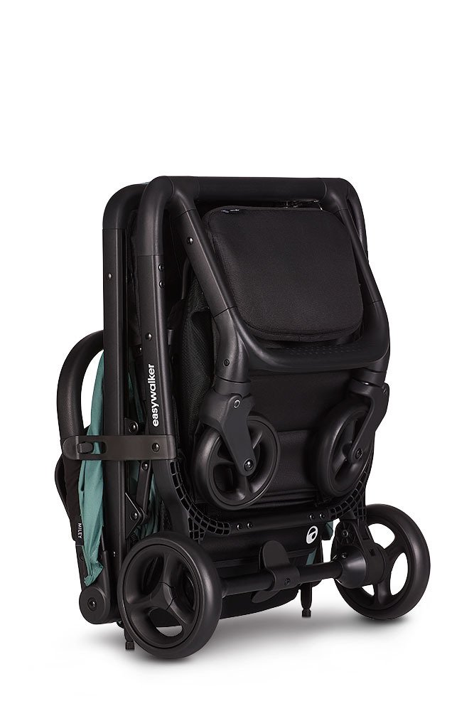 Easywalker, Miley Kompaktowy wózek spacerowy ze zintegrowaną torbą transportową Coral Green Easywalker, Miley Kompaktowy wózek spacerowy ze zintegrowaną torbą transportową Coral Green