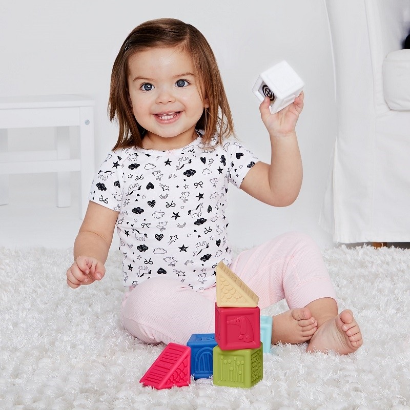 Skip Hop, gumowe klocki Wesołe Podwórko