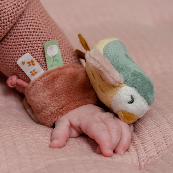 Little Dutch, Bransoletka grzechotka Flowers & Butterflies Little Dutch, Bransoletka grzechotka Flowers & Butterflies