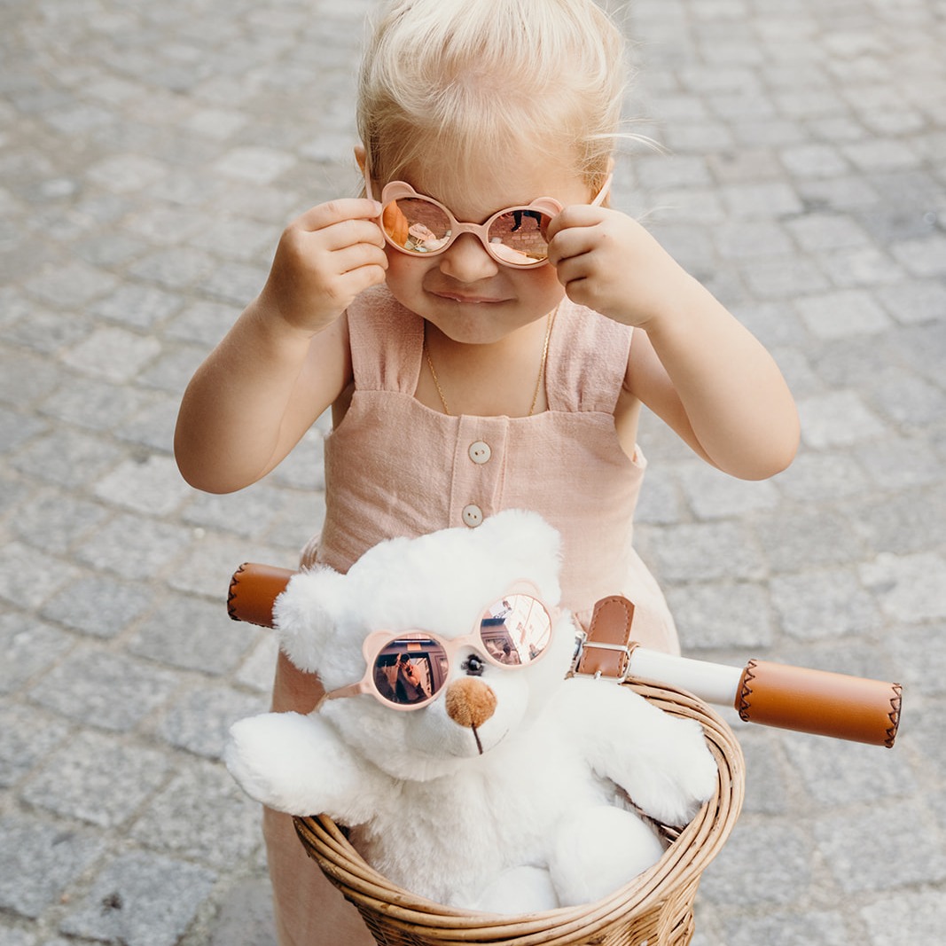 Ki ET LA, Okulary przeciwsłoneczne OURS'ON 2-4 lata Peach Ki ET LA, Okulary przeciwsłoneczne OURS'ON 2-4 lata Peach