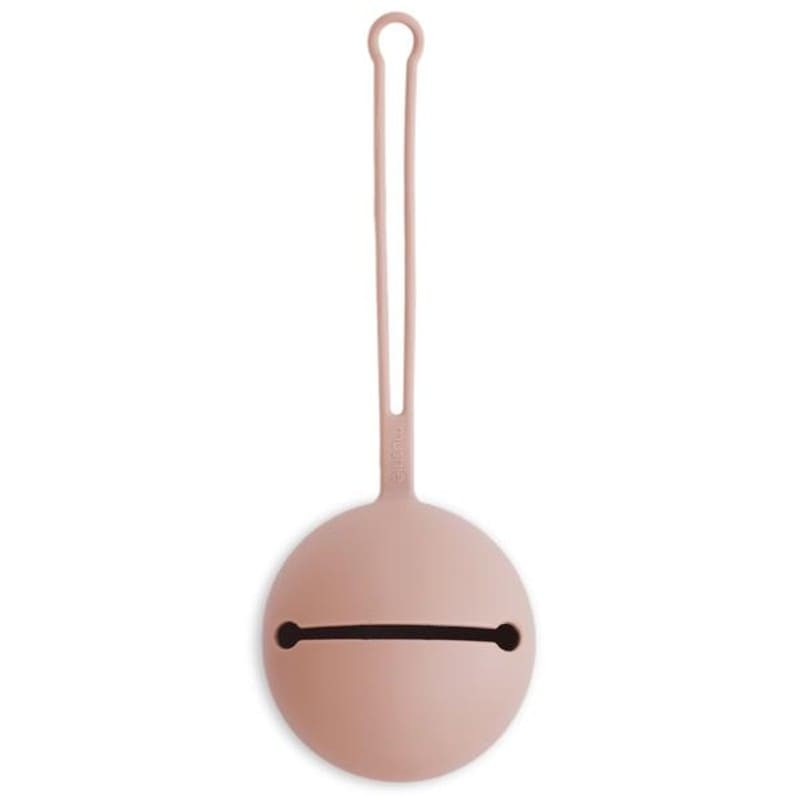 Mushie, Etui na smoczek do wózka Kula Ball Blush Mushie, Etui na smoczek do wózka Kula Ball Blush