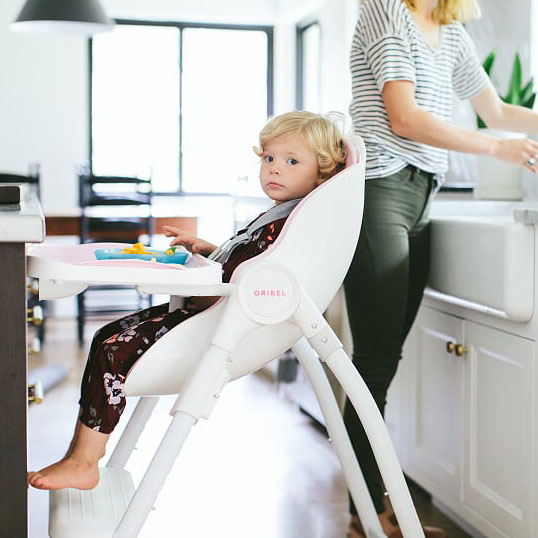 ORIBEL, Krzesełko do karmienia RÓŻOWY KOLEKCJA DELICIOUS  Cocoon ORIBEL, Krzesełko do karmienia RÓŻOWY KOLEKCJA DELICIOUS  Cocoon