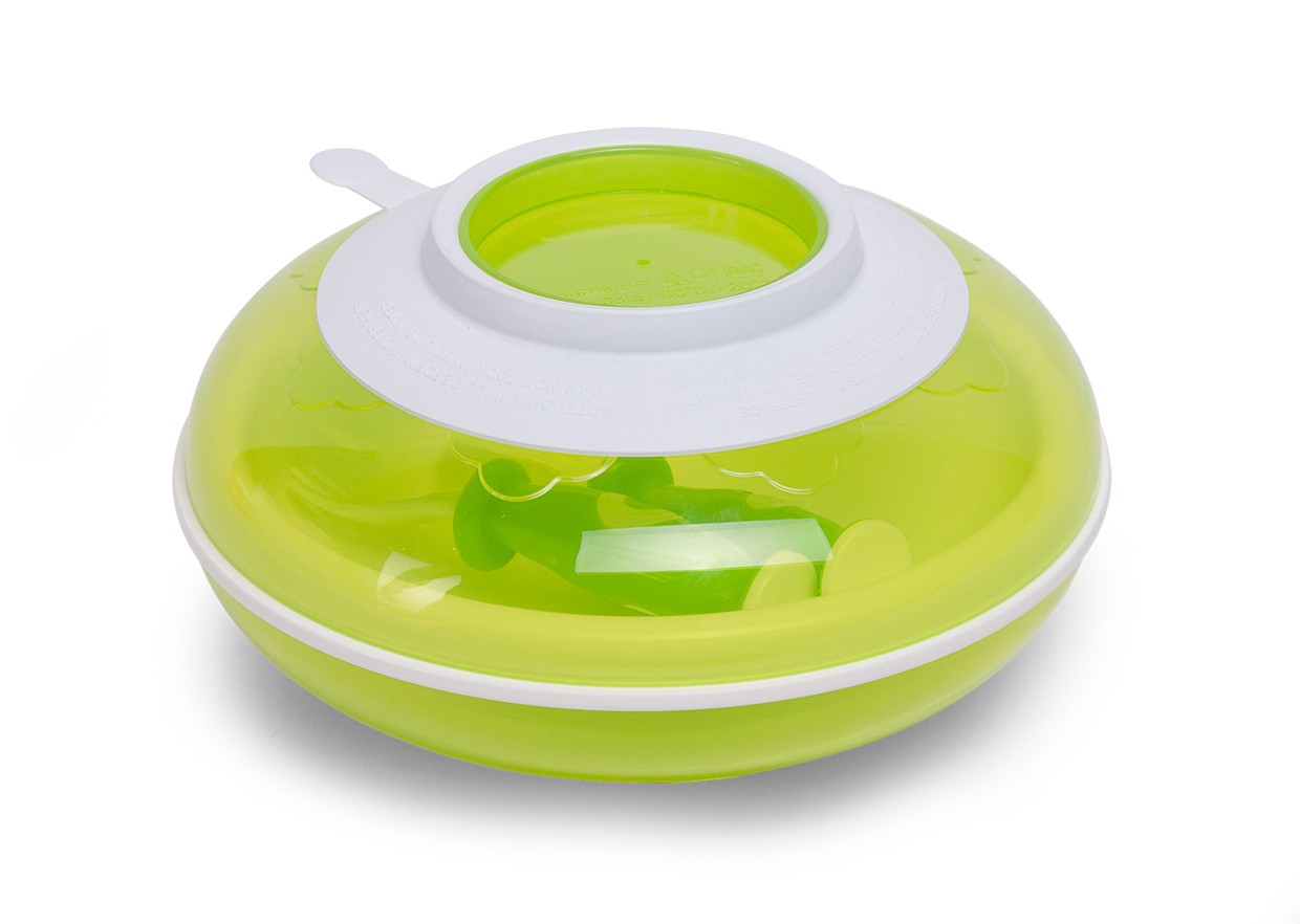 ZESTAW OBIADOWY Z TERMICZNĄ MISECZKĄ  ZIELONY ZESTAW OBIADOWY Z TERMICZNĄ MISECZKĄ  ZIELONY