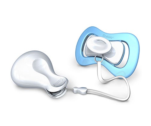 Smoczek z osłonką iiamo string 0+