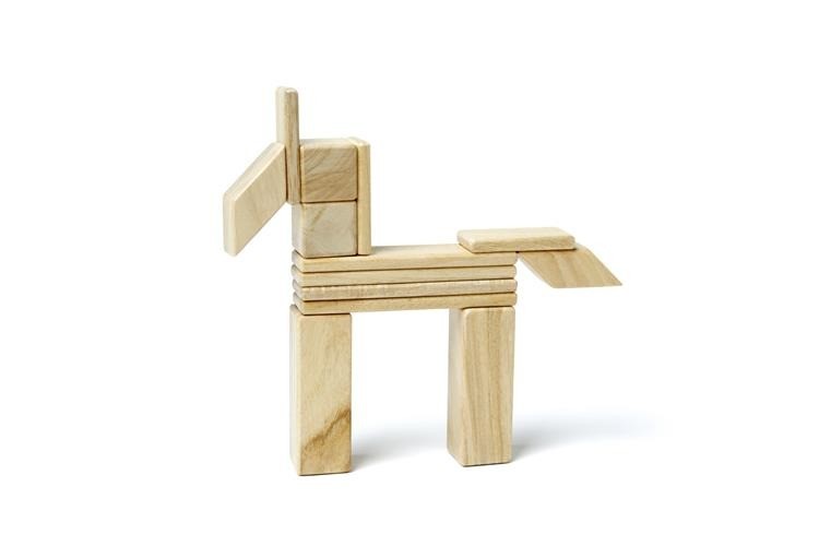Tegu, Drewniane klocki magnetyczne CLASSICS zestaw 14szt Natural Tegu, Drewniane klocki magnetyczne CLASSICS zestaw 14szt Natural