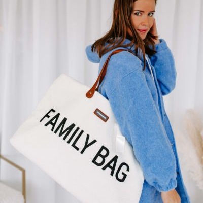 Childhome, Torba Family Bag Teddy Bear White (Limited Edition) Childhome, Torba Family Bag Teddy Bear White (Limited Edition)