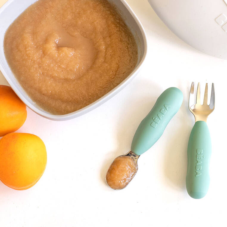 Beaba, Zestaw pierwszych sztućców ze stali nierdzewnej