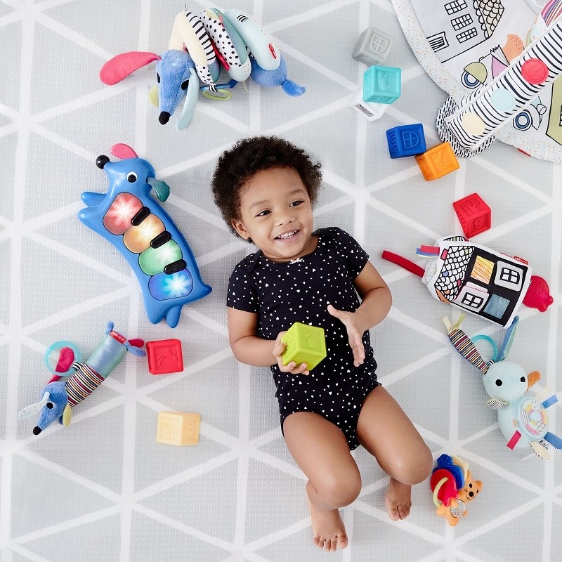 Skip Hop, gumowe klocki Wesołe Podwórko