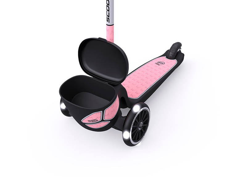 Scootandride, Highwaykick 2 Lifestyle Hulajnoga trójkołowa balansowa ze świecącymi kółkami odblaskową kierownicą Reflective Rose Scootandride, Highwaykick 2 Lifestyle Hulajnoga trójkołowa balansowa ze świecącymi kółkami odblaskową kierownicą Reflective Rose