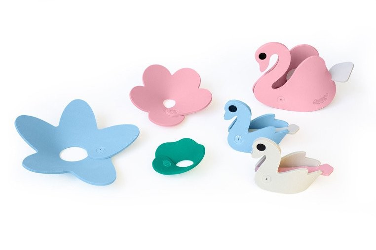 Quut, Zestaw puzzli piankowych 3D Quutopia Łabędzie Quut, Zestaw puzzli piankowych 3D Quutopia Łabędzie