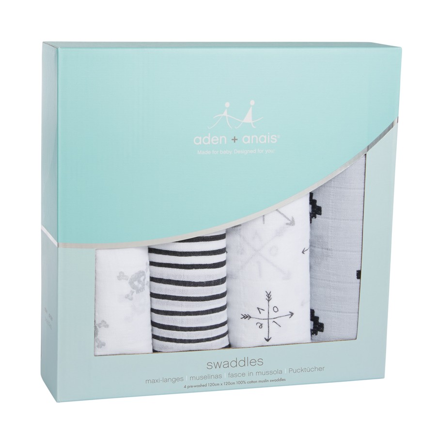 Aden & Anais, Otulacz muślinowy lovestruck 4szt