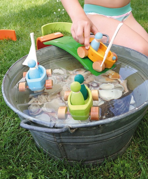 Grimm's, Zestaw 4 małych jachtów, 1+