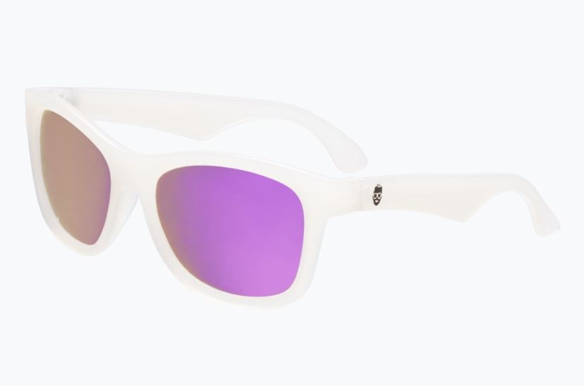 Babiators, Okulary przeciwsłoneczne dla dzieci Transparent with Light Purple Lenses (The Trend Setter) 3+