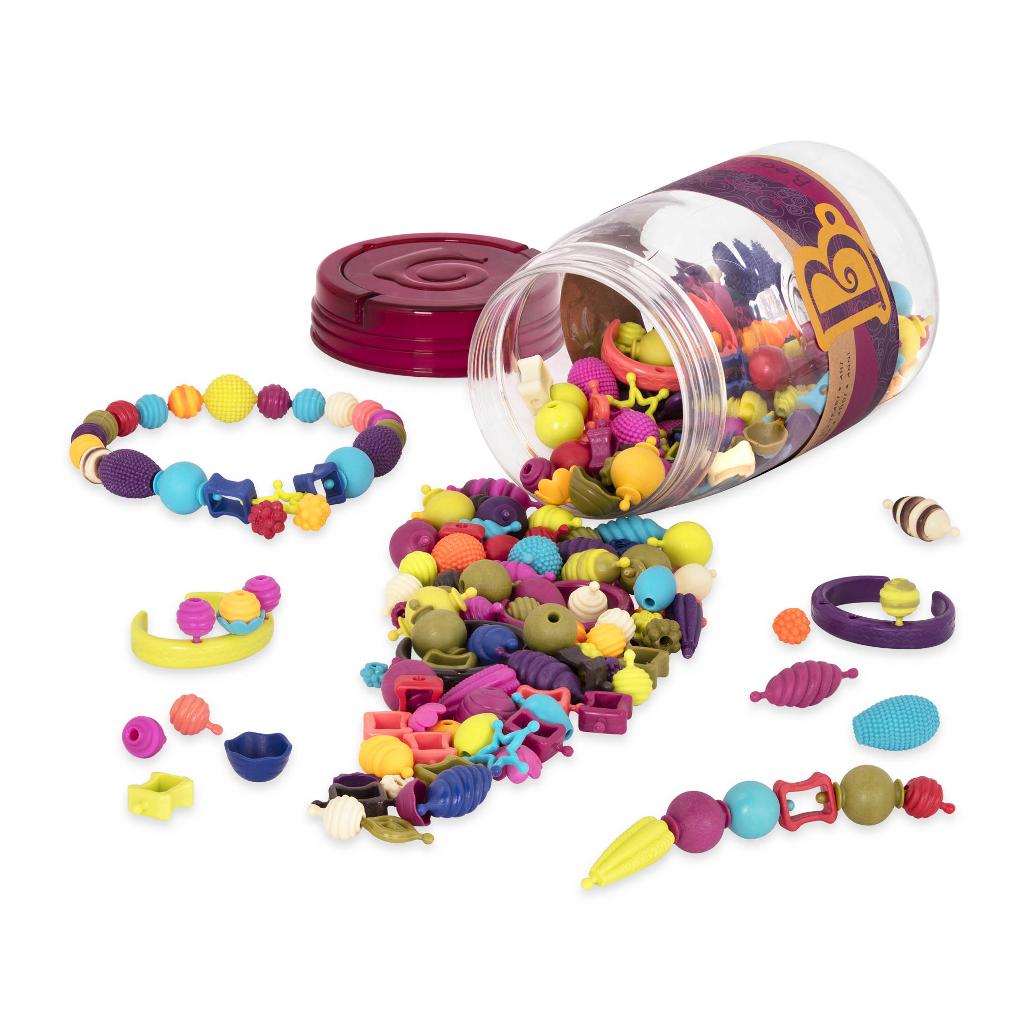 B.toys,B.eauty Pops – zestaw do tworzenia biżuterii – 275 elem.