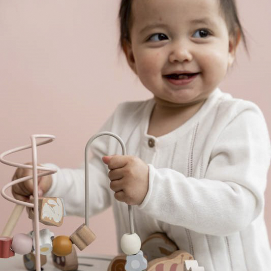 Stolik edukacyjny drewniany Flowers & Butterflies Little Dutch  Stolik edukacyjny drewniany Flowers & Butterflies Little Dutch