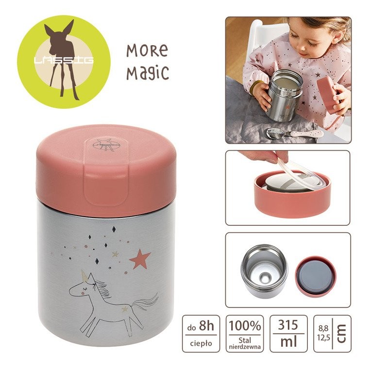 Lassig, Pojemnik-termos na posiłki More Magic Jednorożec