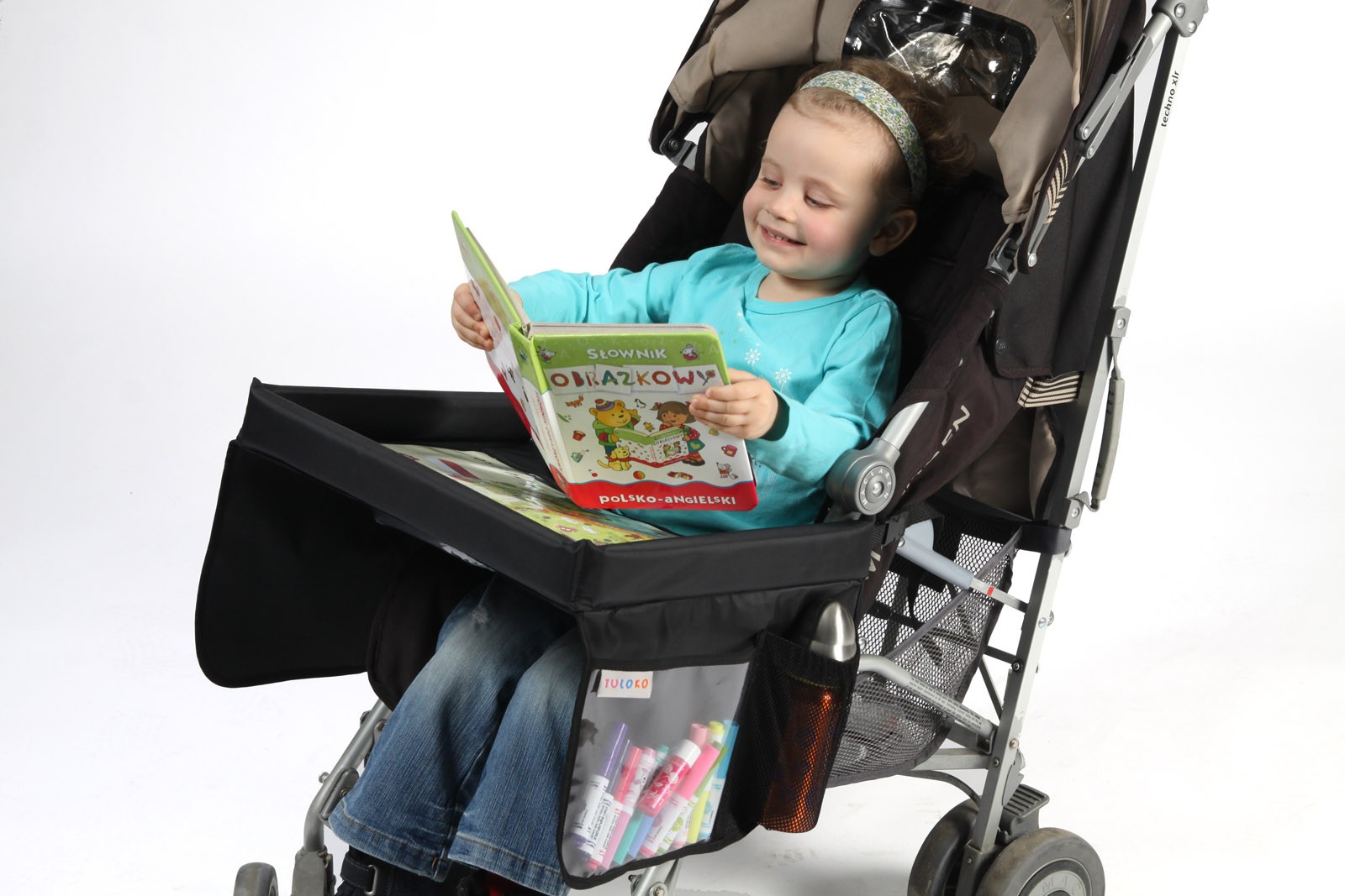 Tuloko, Bezpieczny Stolik Podróżnika z mapą Polski - czerwony