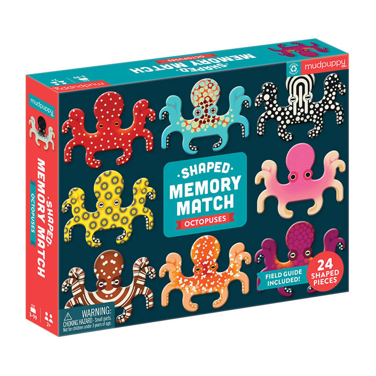 Mudpuppy, Gra Memory Ośmiornice 24 elementy 3+ Mudpuppy, Gra Memory Ośmiornice 24 elementy 3+