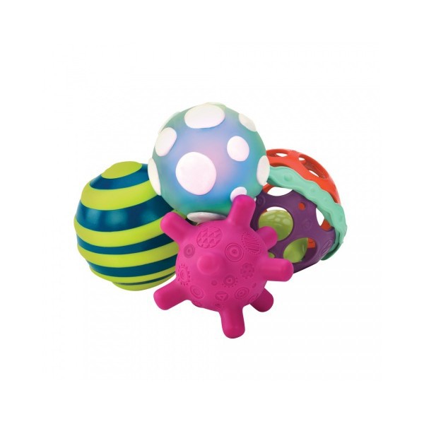 Btoys, Zestaw wyjątkowych piłek sensorycznych z piłką świecącą