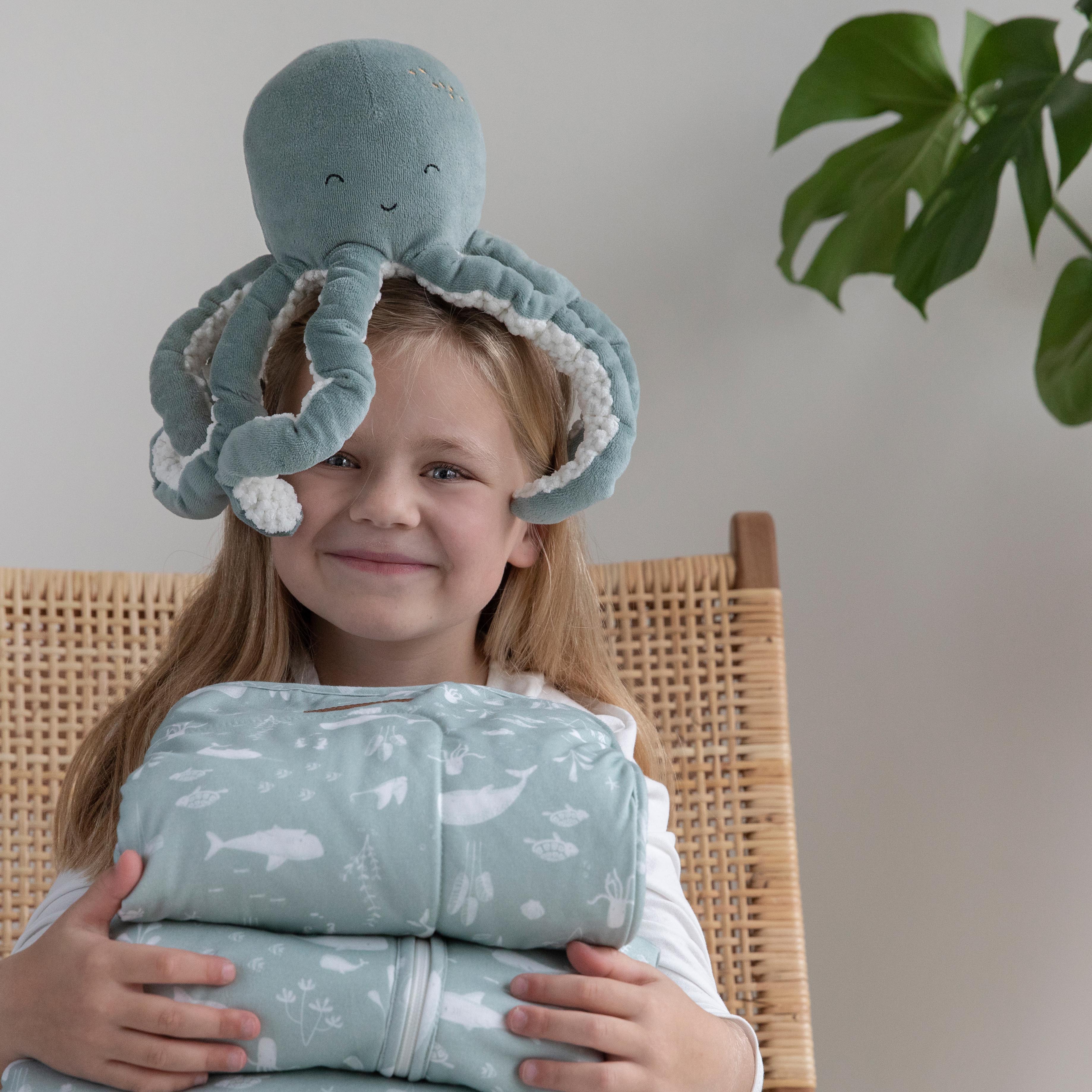 Little Dutch, Przytulanka Ośmiornica 23cm Ocean Mięta