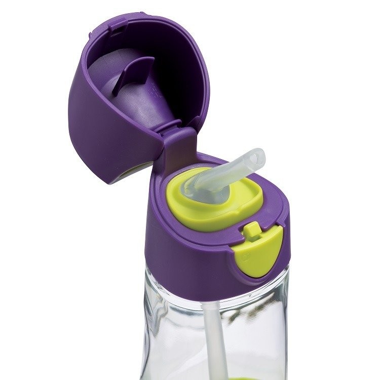 B.Box, Tritanowa butelka ze słomką 450 ml, passion splash B.Box, Tritanowa butelka ze słomką 450 ml, passion splash