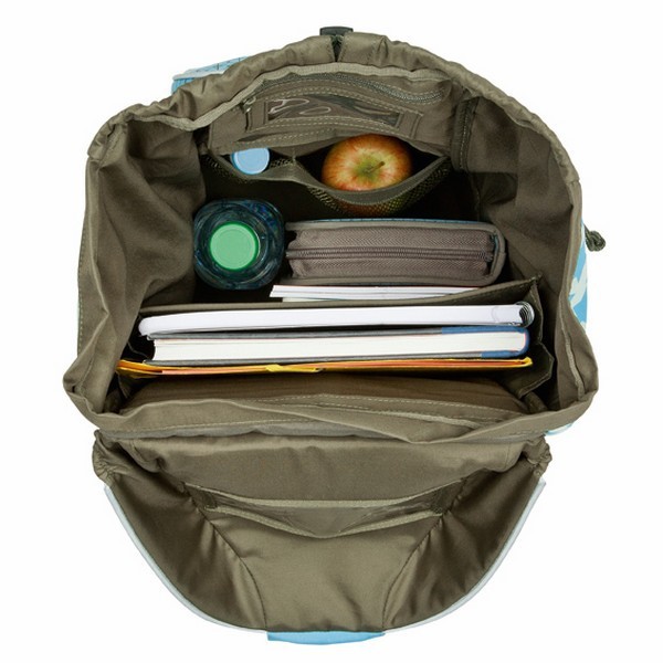 Lassig, zestaw Tornister - 5 części 4K Starlight olive