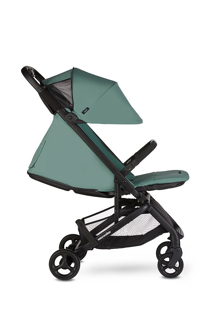 Easywalker, Miley Kompaktowy wózek spacerowy ze zintegrowaną torbą transportową Coral Green Easywalker, Miley Kompaktowy wózek spacerowy ze zintegrowaną torbą transportową Coral Green