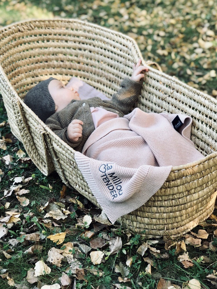 La Millou, Cotton Tender Blanket - Purple Love