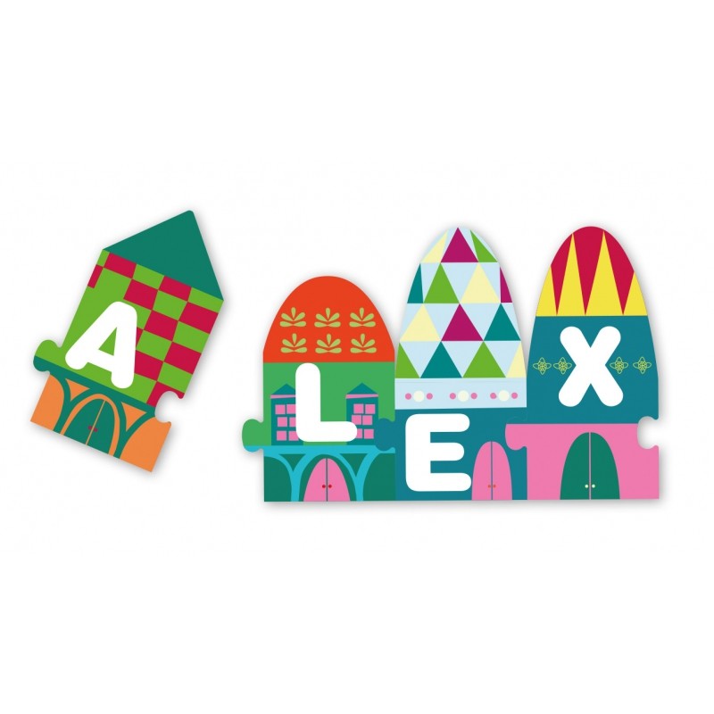 Apli Kids, Puzzle w kartonowym domku - Litery 3+ Apli Kids, Puzzle w kartonowym domku - Litery 3+