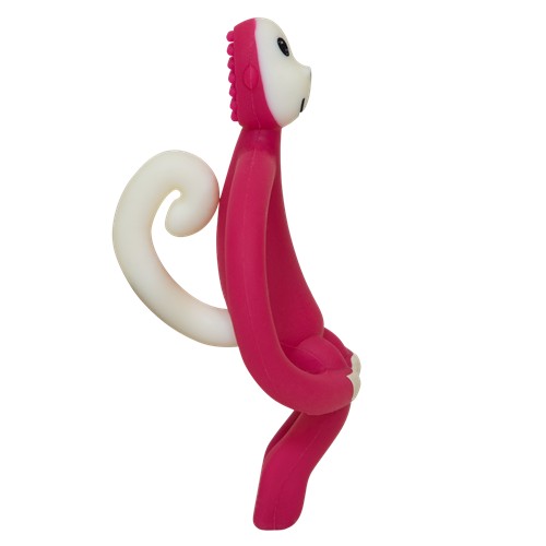 Matchstick Monkey, Gryzak Masujący ze Szczoteczką Czerwony Matchstick Monkey, Gryzak Masujący ze Szczoteczką Czerwony