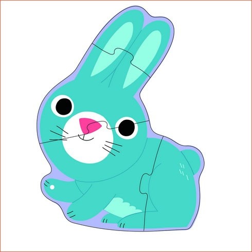 Djeco, puzzle postacie zajączek i przyjaciele Djeco, puzzle postacie zajączek i przyjaciele