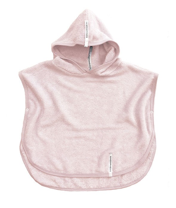 Bamboom,  Ręcznik Poncho 100% Bambus Organiczny  2-4  lata Różowy