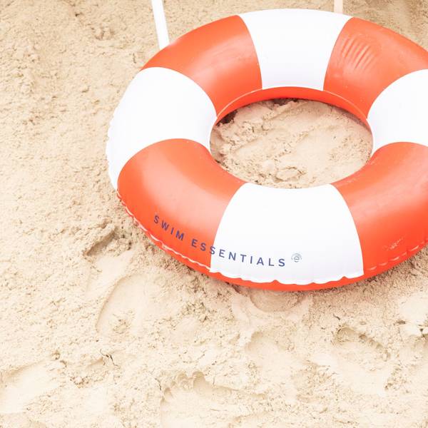 The Swim Essentials, Koło do pływania 90 cm Red White Life Buoy