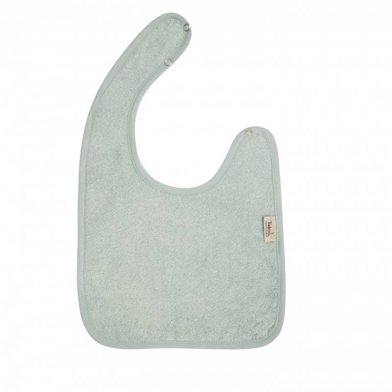 Timboo Bamboo, Śliniak bambusowy 26x38cm - Sea Blue