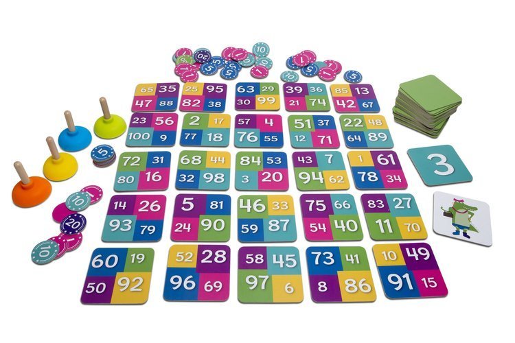 BS Toys, gra logiczna matematyczna Modny Krokodyl
