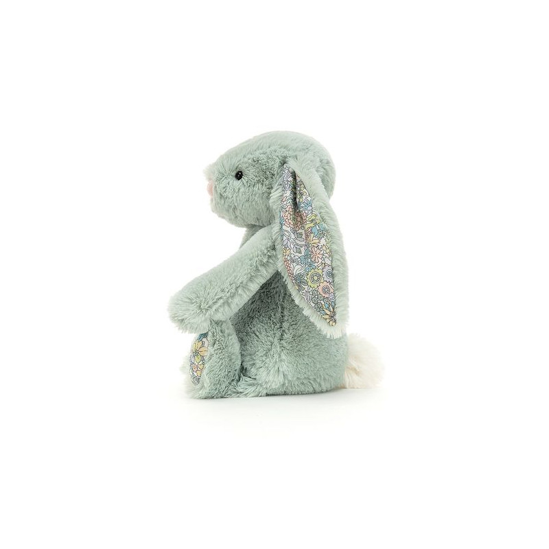 Jellycat, Blossom Królik pastelowy zielony k.uszy 18cm