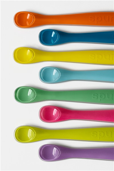 Spuni, Łyżeczki do karmienia Oops! Orange / Bouncing Blue