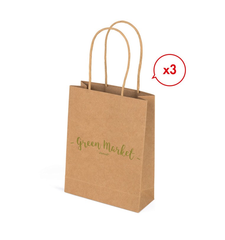 Janod, Warzywniak sklep duży drewniany z 33 elementami Janod, Warzywniak sklep duży drewniany z 33 elementami