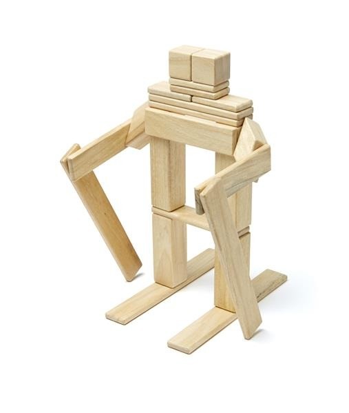 Tegu, Drewniane klocki magnetyczne CLASSICS zestaw 24szt Natural Tegu, Drewniane klocki magnetyczne CLASSICS zestaw 24szt Natural