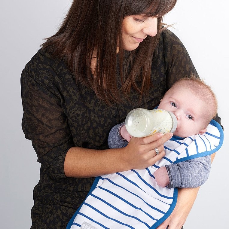 Beaba, Śliniak bawełniany Evolutive Stripes