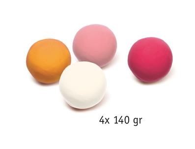 Djeco, Masa plastyczna 4 szt SWEET Djeco, Masa plastyczna 4 szt SWEET