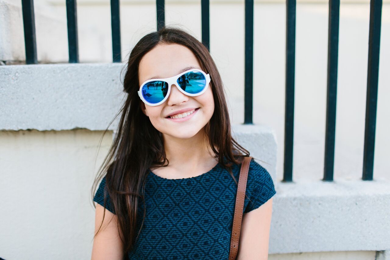 Babiators, Okulary przeciwsłoneczne Aces 7-14 Wicked White / Blue Lens Babiators, Okulary przeciwsłoneczne Aces 7-14 Wicked White / Blue Lens