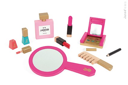 Janod, kosmetyczka z akcesoriami małej Miss Janod, kosmetyczka z akcesoriami małej Miss