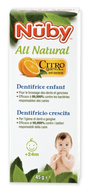 Nuby, pasta do zębów z naturalnych składników