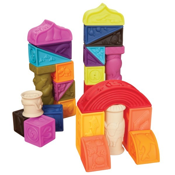 Btoys, klocki miękkie  z literkami - zestaw duży Btoys, klocki miękkie  z literkami - zestaw duży