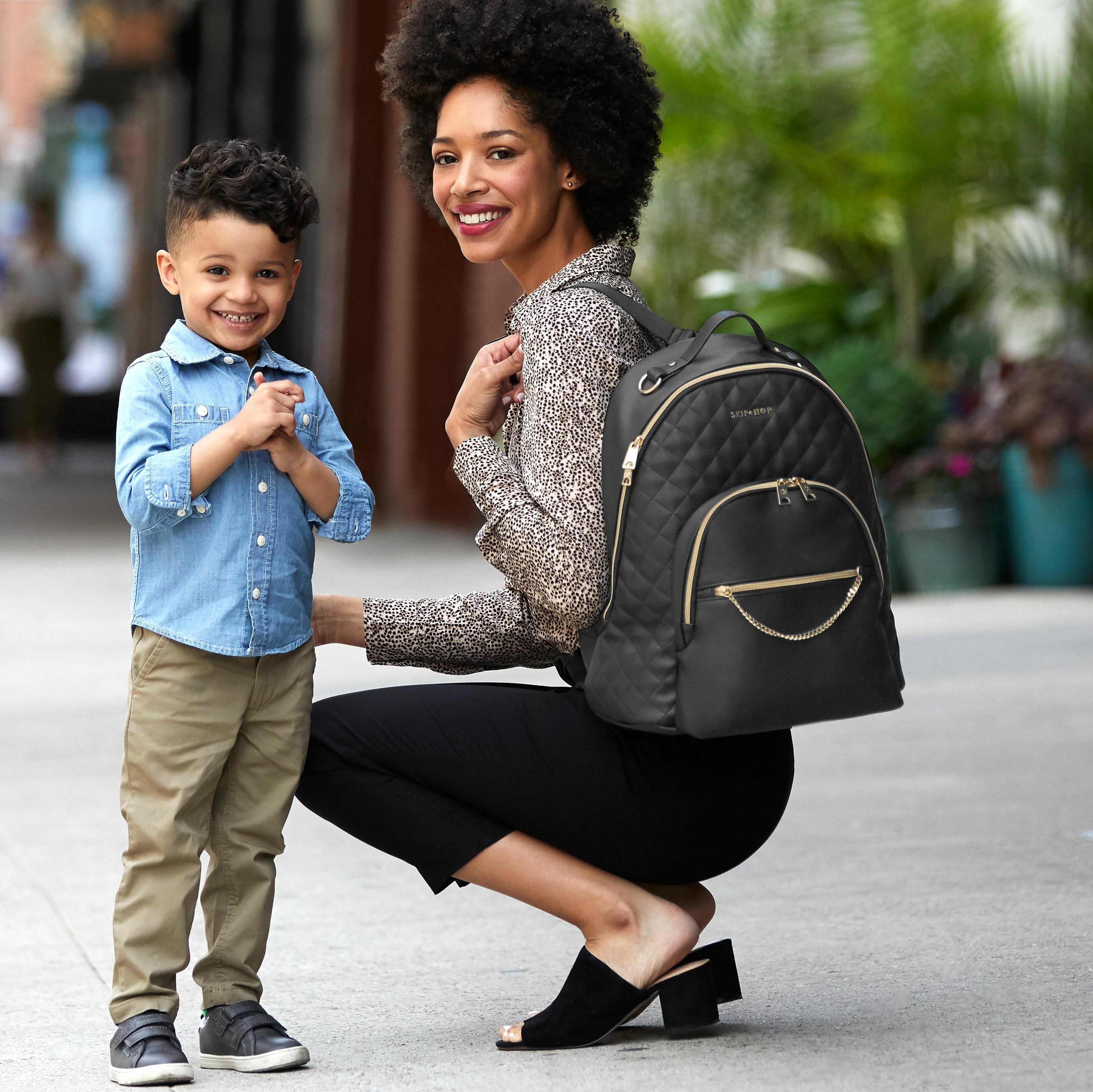 Skip Hop, Plecak Linx Quilted Black Skip Hop, Plecak Linx Quilted Black