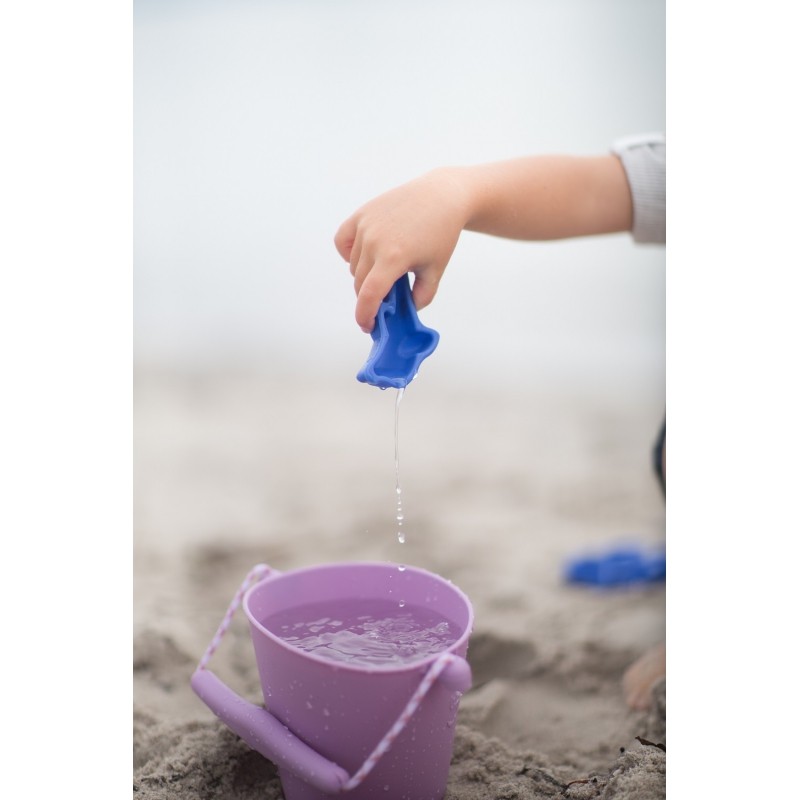 Scrunch,  Silikonowe Foremki do piasku 4 szt. Scrunch - Lila