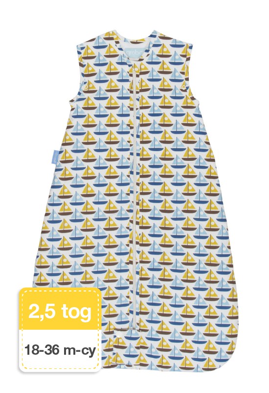 Gro Company, Śpiworek Orla Kiely Boats Travel 2,5 tog, 18-36 m-cy Gro Company, Śpiworek Orla Kiely Boats Travel 2,5 tog, 18-36 m-cy