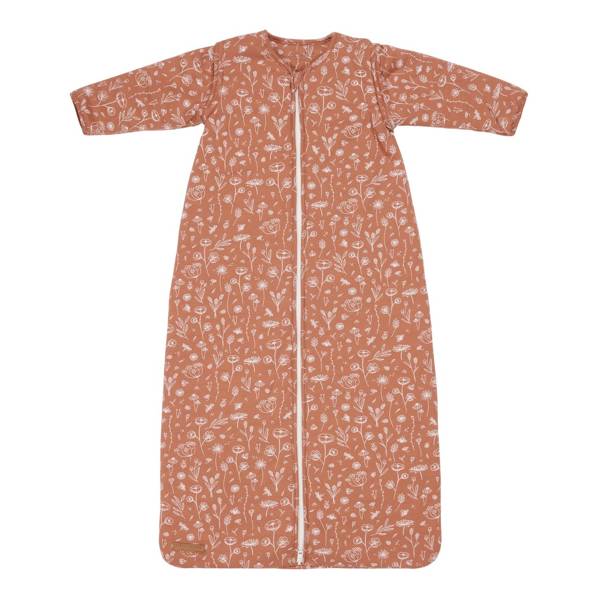 Little Dutch, Śpiworek do spania z odpinanymi rękawkami 70 cm Wild Flowers Rust