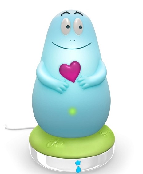 Lampka nocna przytulanka Lumilove Barbapapa niebieska